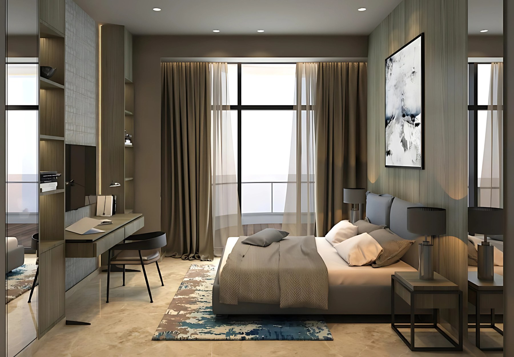 Omkar 1973 Worli residence by Dhruv Designs