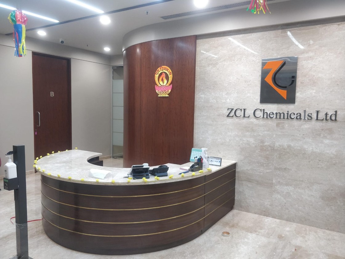 ZCL Worli corporate office reception