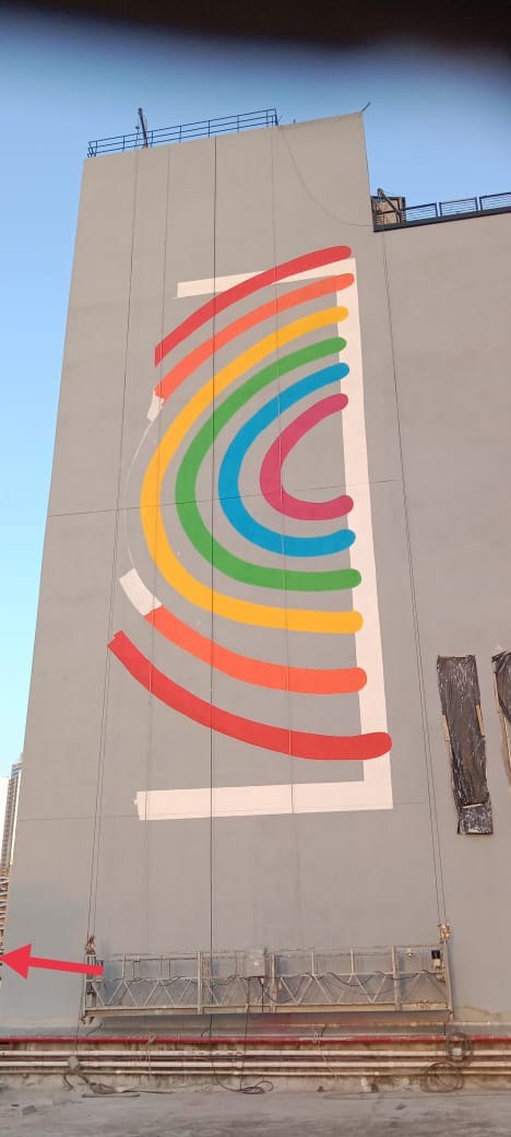 Museum of Solutions facade artwork